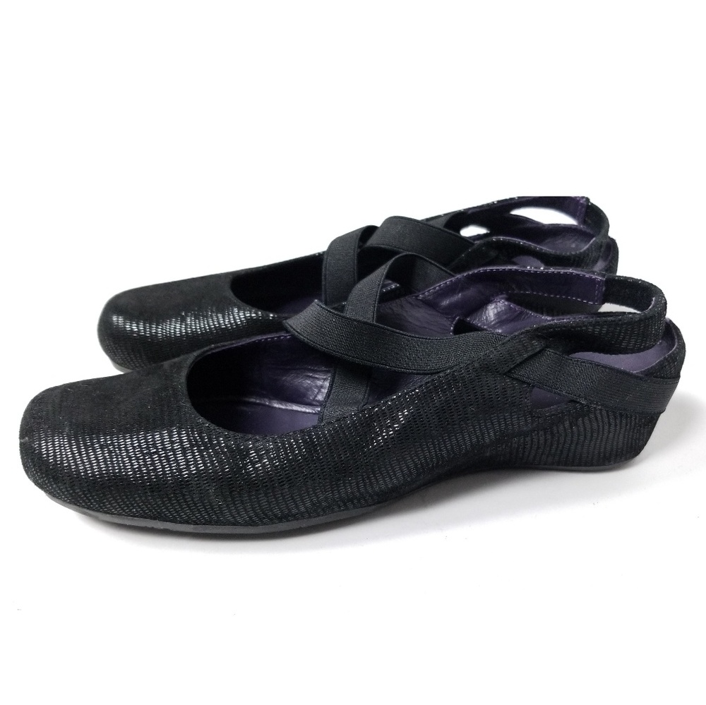Vaneli Ladies Black Sling Back Mules